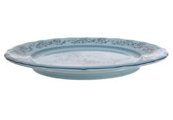 Тарелка фарфоровая D22*2.5см Heritage Toile Collection, цвет - французская бирюза - 0 
