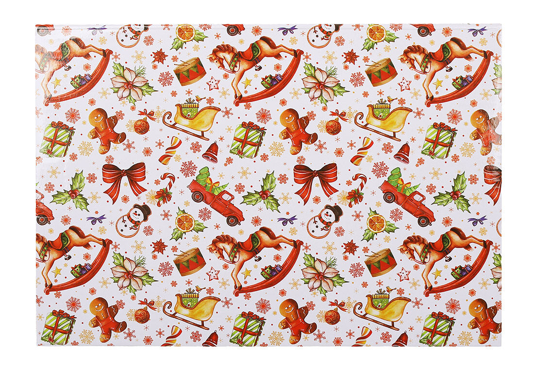 Тарілка порцелянова з хвилястим краєм D28*3см. Серія Christmas Ribbon 498-351 - 1