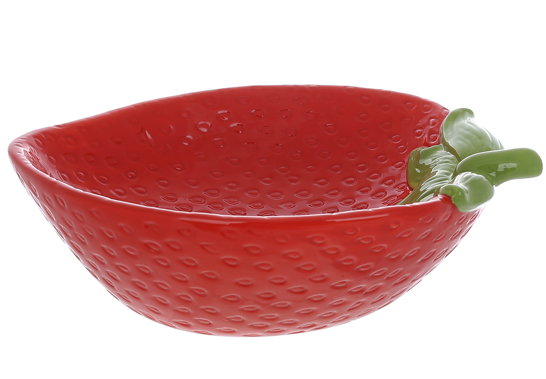Піала керамічна Strawberry, 800мл, колір-червоний 928-041 оптом