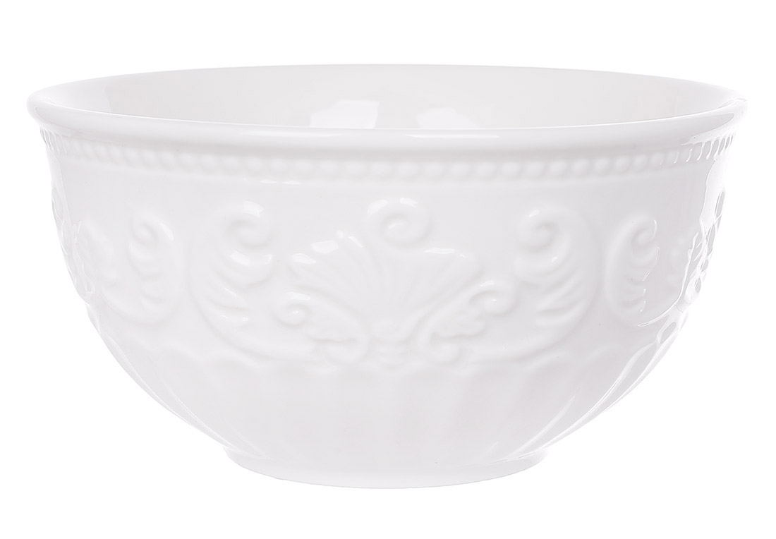Піала порцеляновий D13см Emboss White
