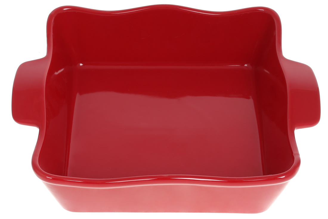 Прямокутна форма для випічки з ручками, колір червоний 319-349 оптом