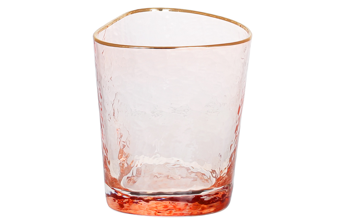 Склянка із золотим кантом Diva Pink, 350мл 579-251 оптом