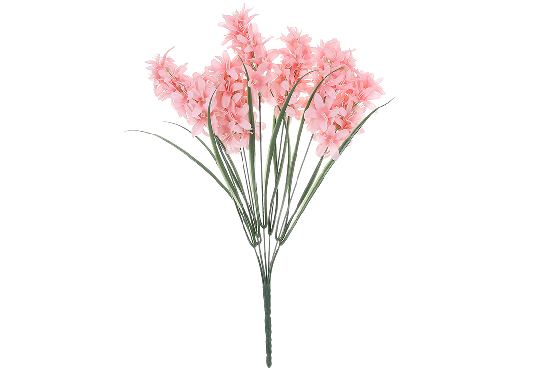 Букет Гіацинт (7шт) 48см, колір - рожевий