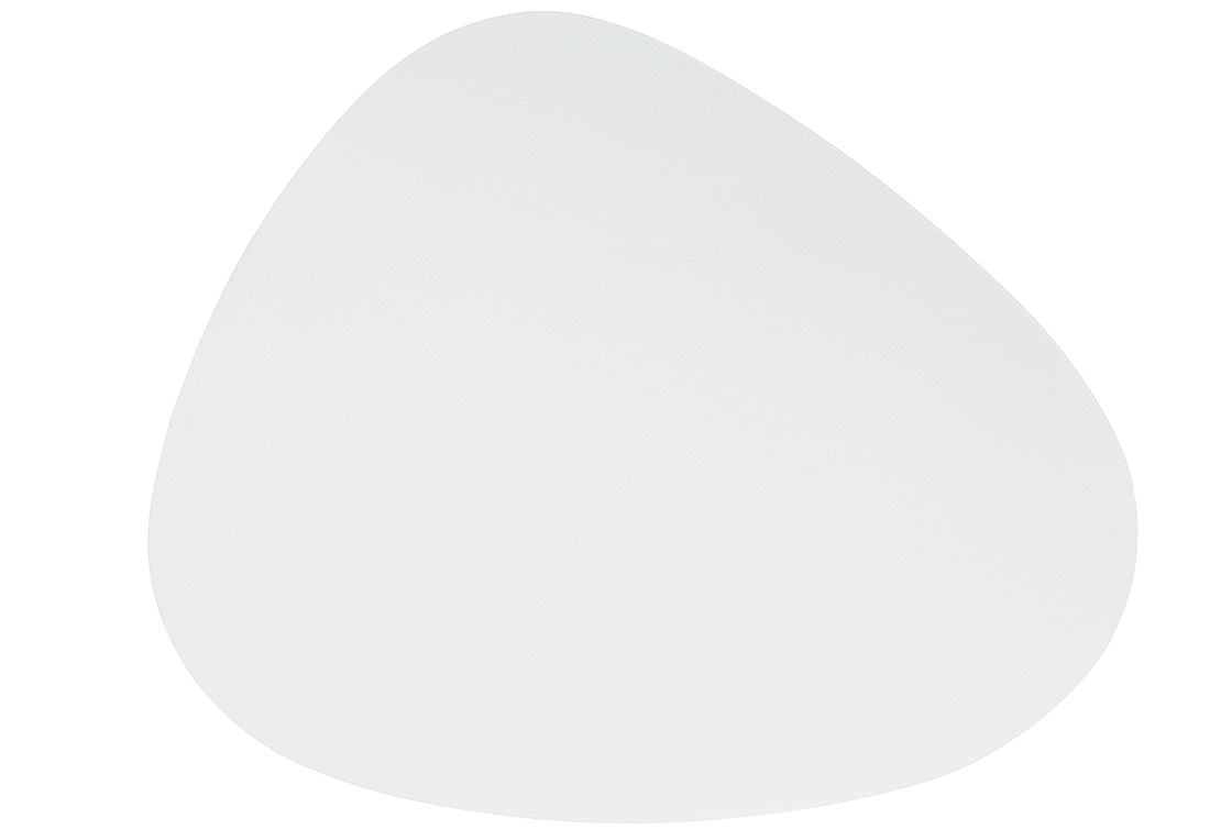 Серветка сервірувальна (плейсмат) з екошкіри Крапля, колір - білий 45*37см 445-062 оптом