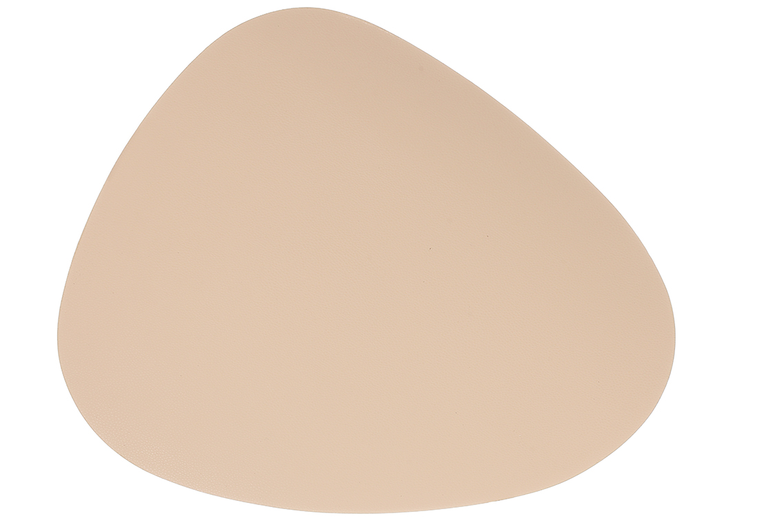 Серветка сервірувальна (плейсмат) з екошкіри Крапля, колір - бежевий 45*37см 445-070 оптом