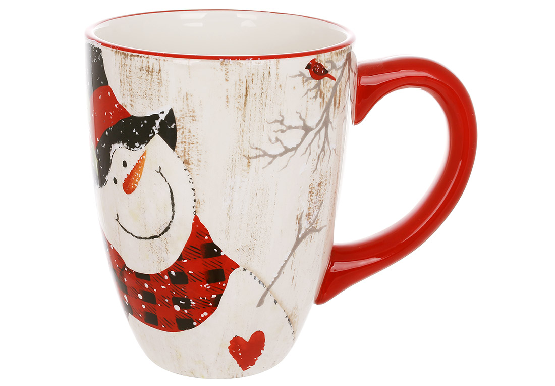 Кружка керамічна 700мл Веселий сніговик DK004-N оптом Кружка керамічна 700мл Веселий сніговик DK004-N оптом