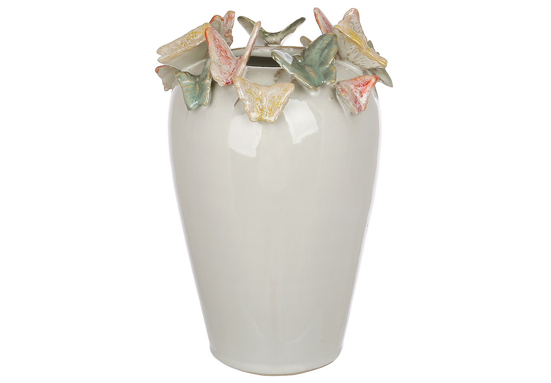 Ваза керамічна Butterflies 15*14.5*22см
