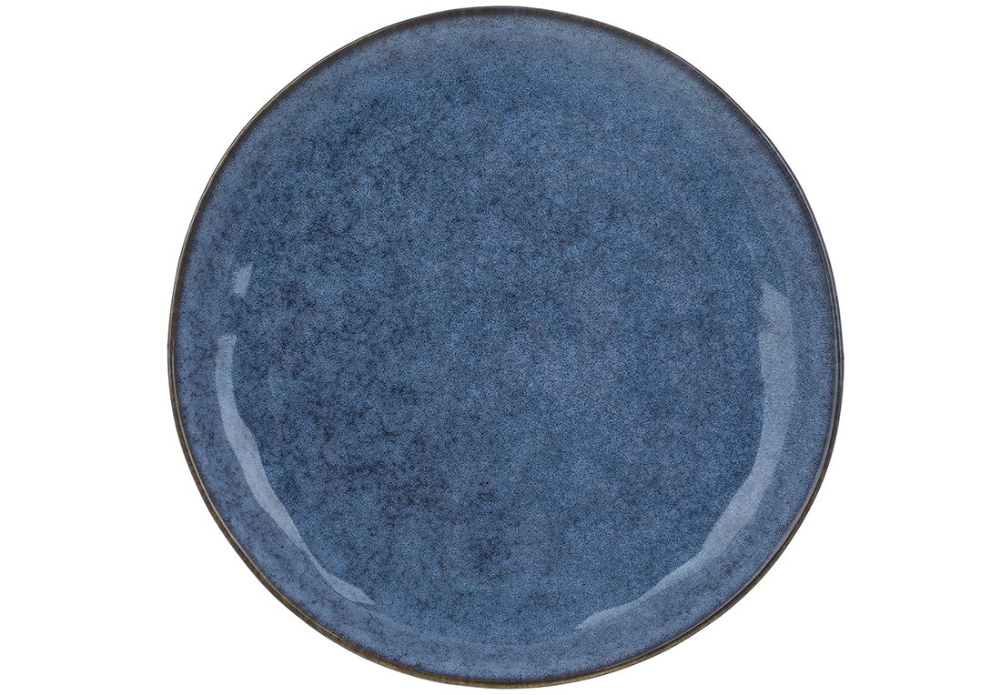 Тарілка керамічна Casual D20.5см, колір- темно-синій 344-221 оптом