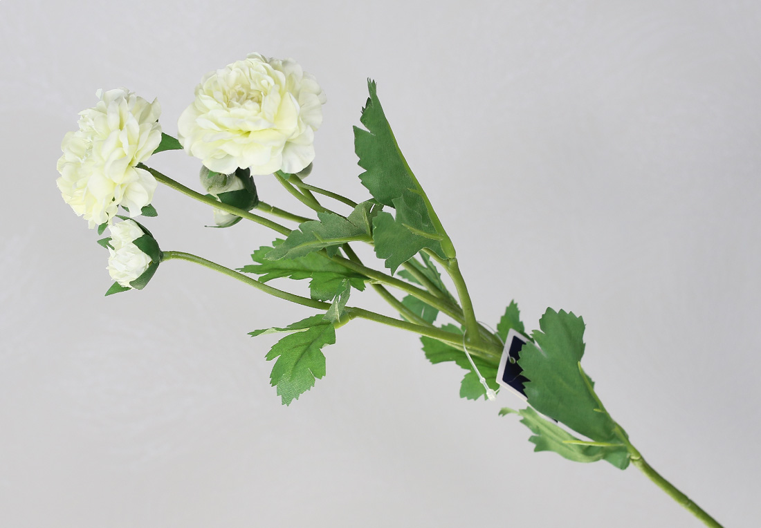 Декоративна гілка 60см, колір-білий RM7-192