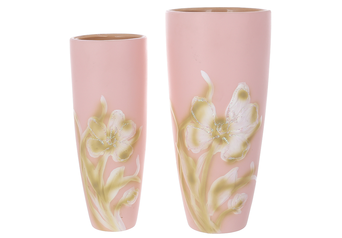Набір керамічних ваз 26/23см (дрібні подряпини) RM5-358 оптом