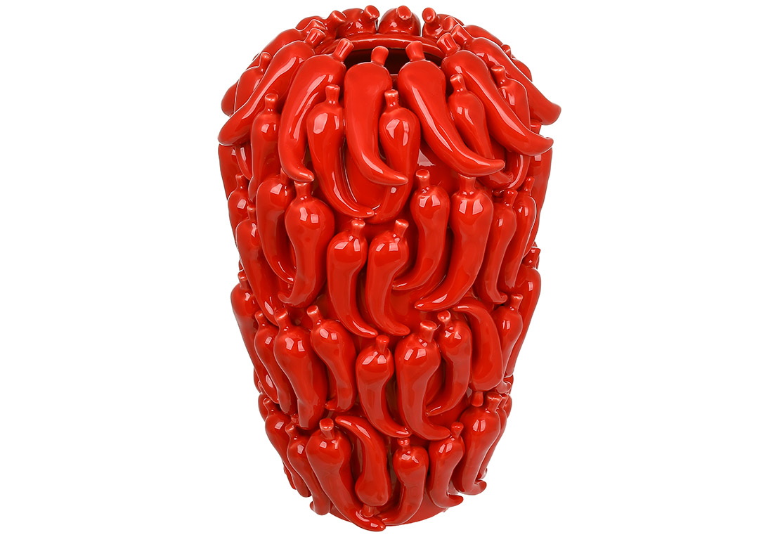 Ваза порцелянова Chili pepper D21*35см 457-371 оптом Ваза порцелянова Chili pepper D21*35см 457-371 оптом