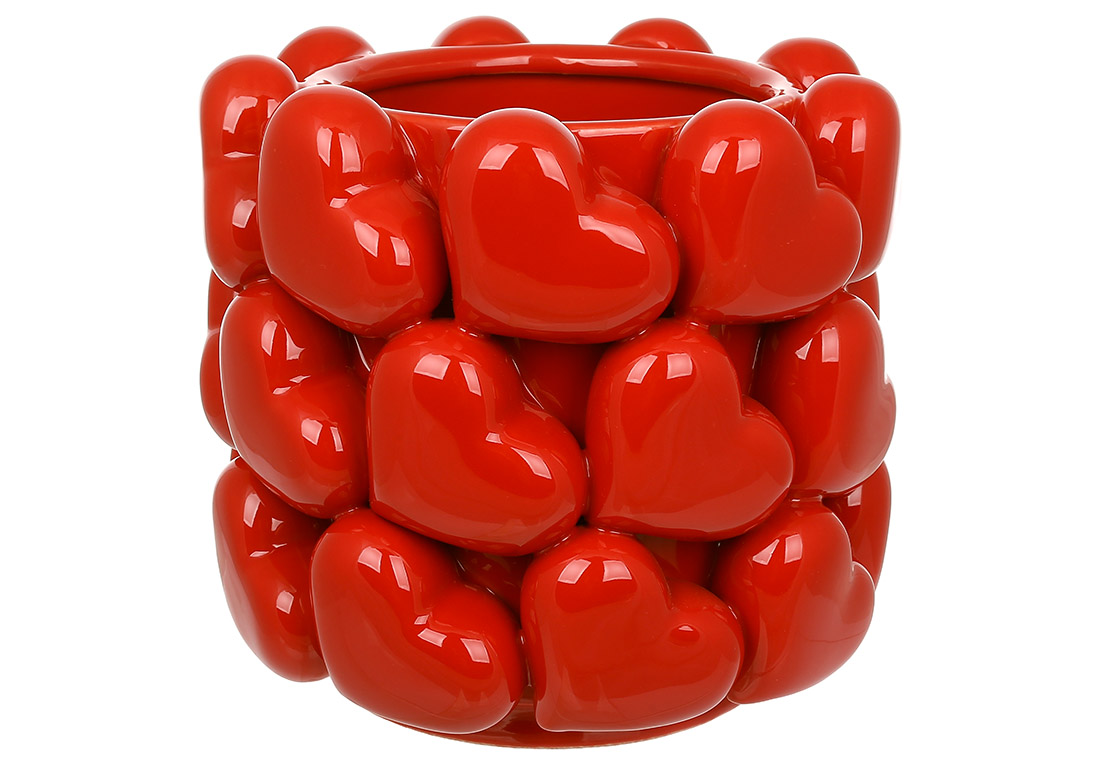 Ваза порцелянова Heart D21*20см 457-375 оптом Ваза порцелянова Heart D21*20см 457-375 оптом